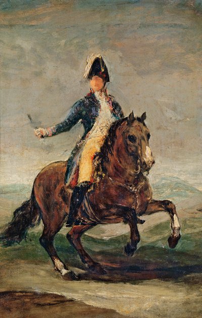 Ritratto equestre di Ferdinando VII (1784-1833) Re di Spagna da Francisco de Goya
